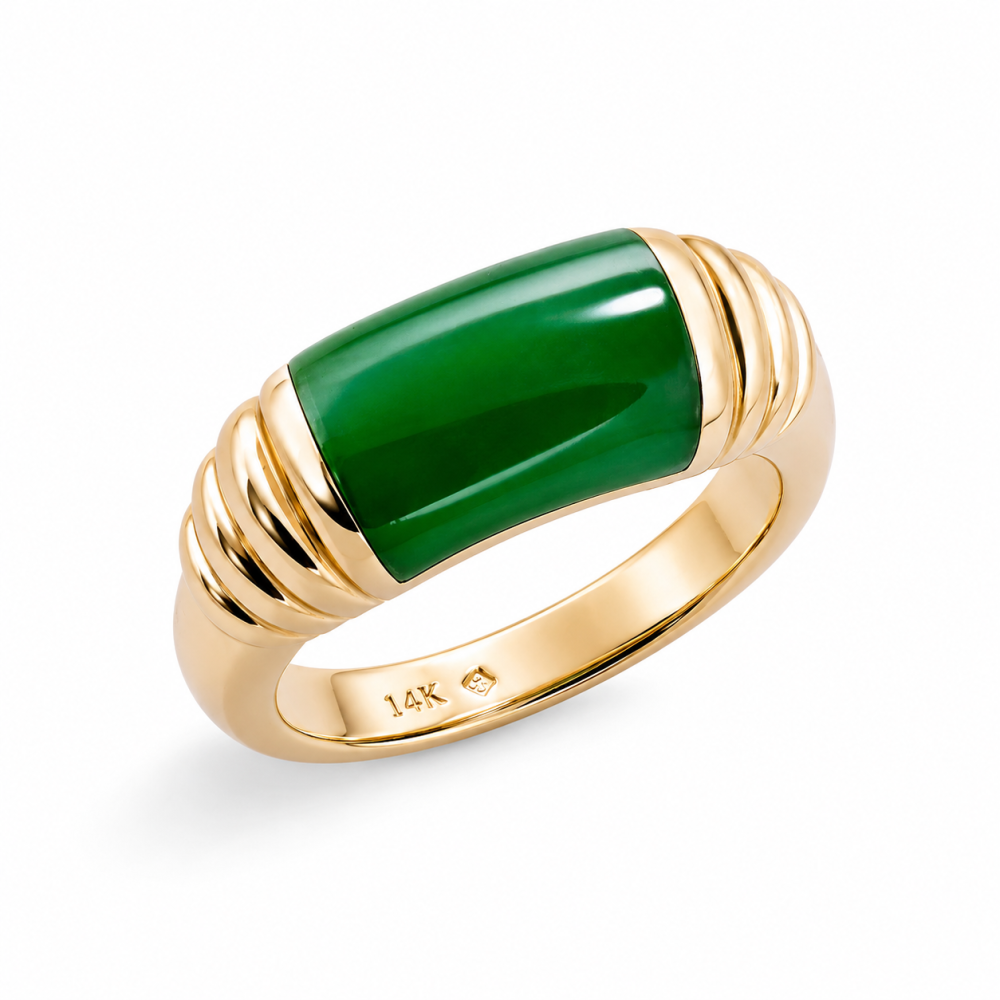 Imperial Green Jade Ring 106