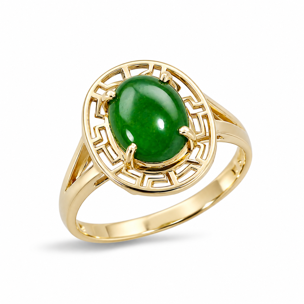 Imperial Green Jade Ring 110
