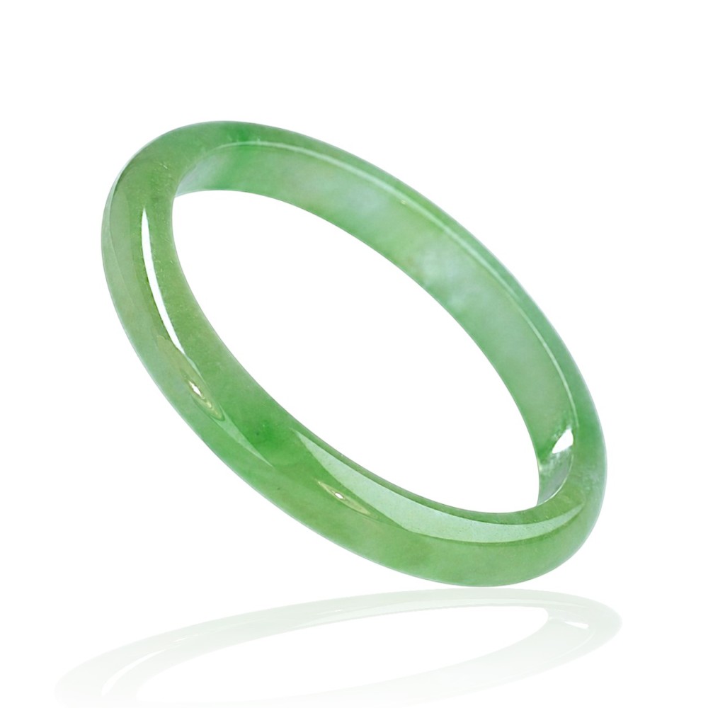 75% OFF, Green Jade Bangle, 61mm Inner Diameter, S150