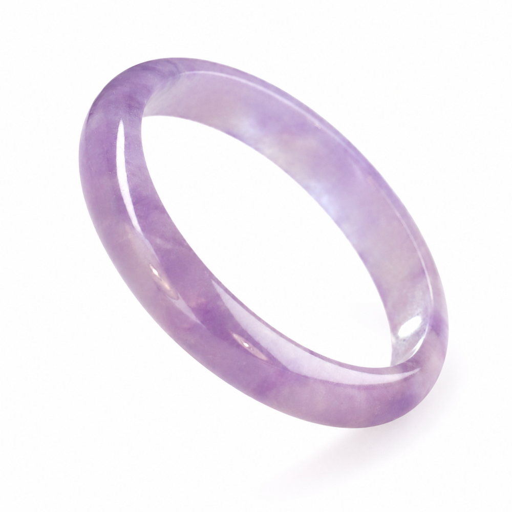75% OFF, Lavender Jade Bangle, 68mm Inner Diameter, S145