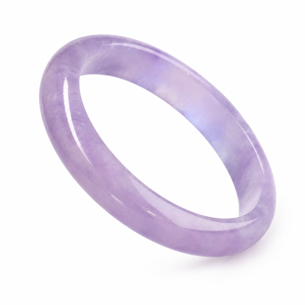 75% OFF, Lavender Jade Bangle, 68mm Inner Diameter, S146
