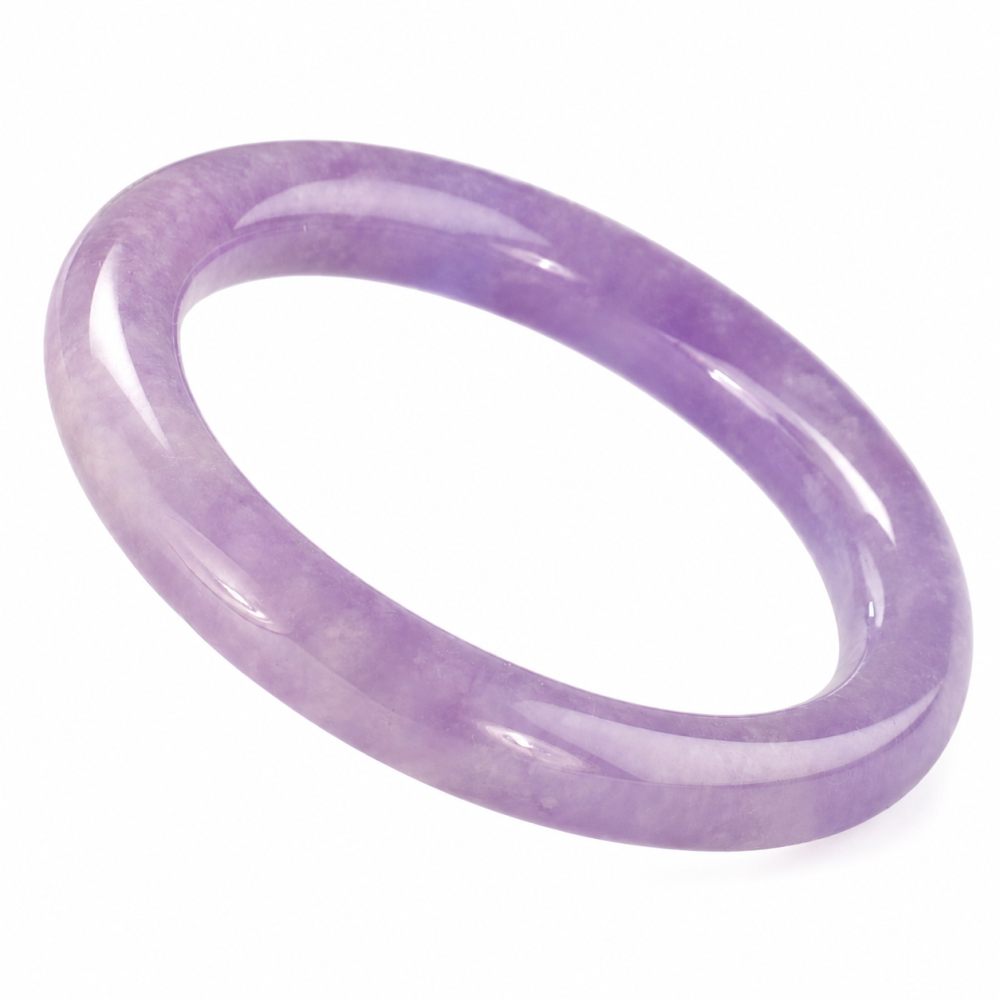 75% OFF, Lavender Jade Bangle, 67mm Inner Diameter, S141