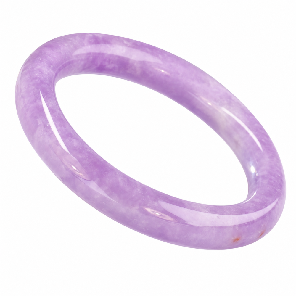 75% OFF, Lavender Jade Bangle, 68mm Inner Diameter, S142