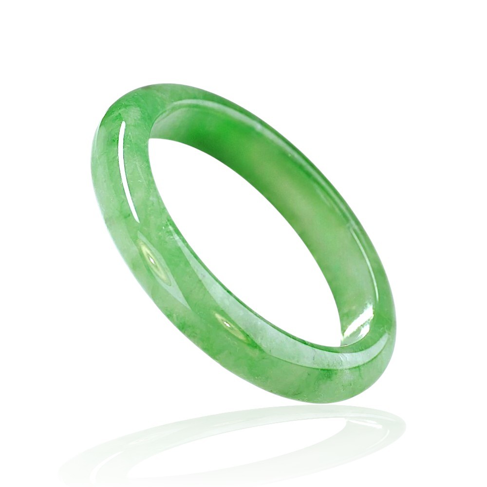 75% OFF, Green Jade Bangle, 58mm Inner Diameter, S97