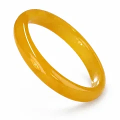 75% OFF, Yellow Jade Bangle, 60mm Inner Diameter, S159