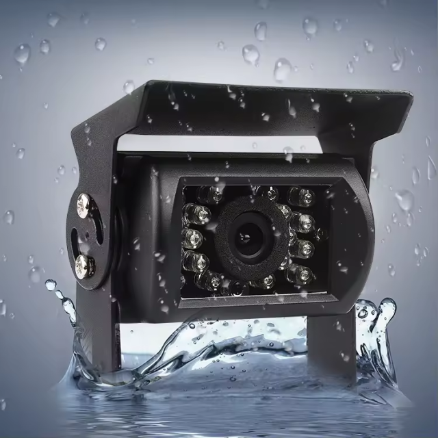 0.3MP IR LED Night Vision Truck Bus Car Rear View Waterproof Serial JPEG Camera
