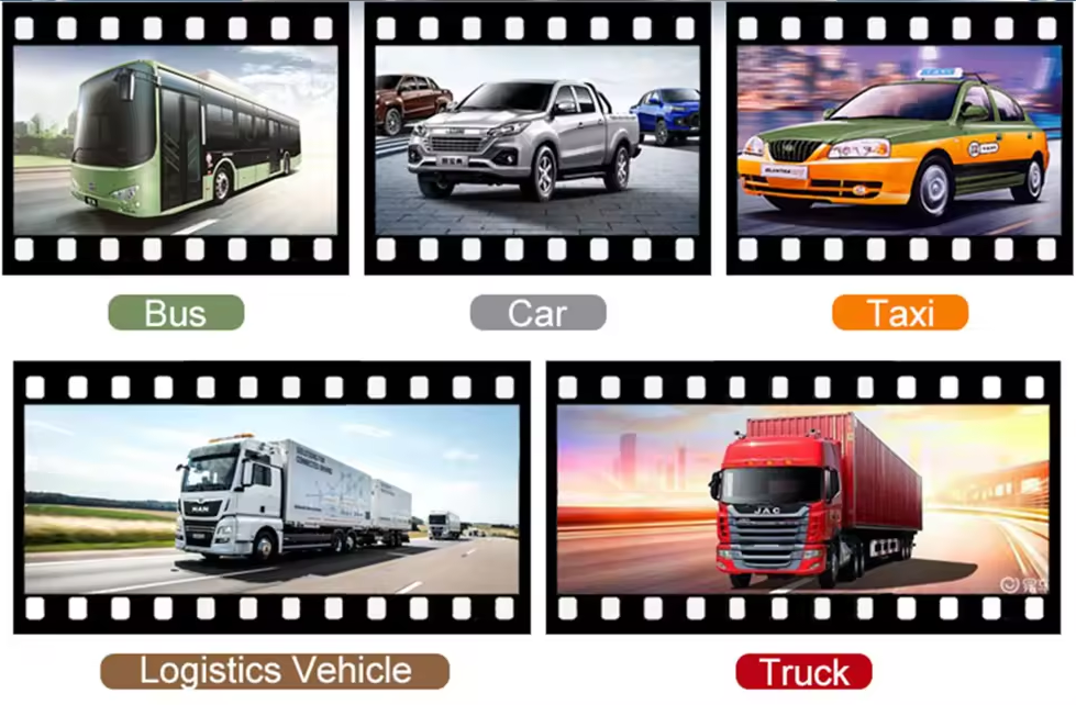 OEM ODM 720p 0.3MP IR LED Surveillance Bus Truck Camera