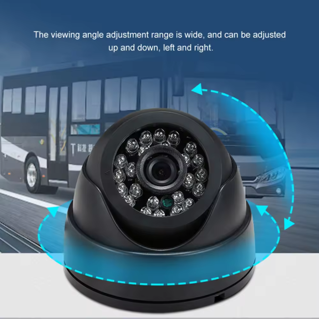Infrared Waterproof Front Interior View Dome Camera Night Vision Internal Dome Camera For Bus Vehicle