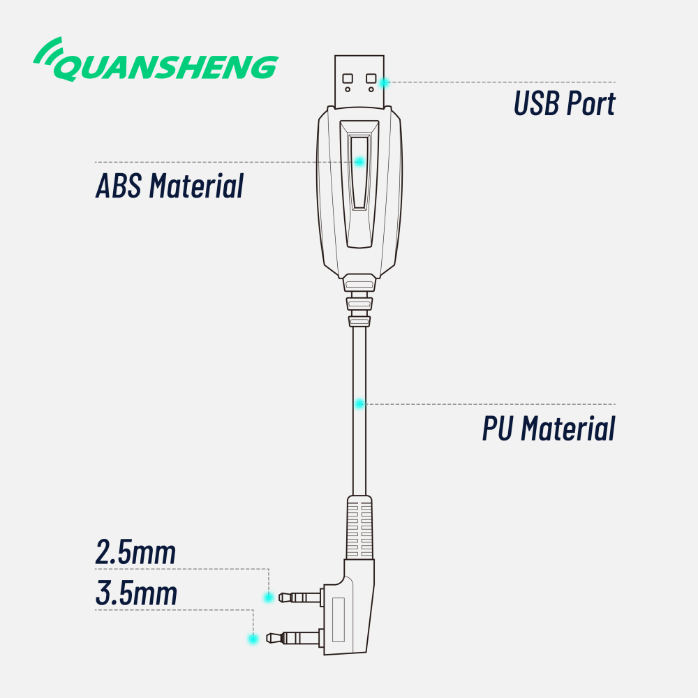 QS-2 USB Programing Cable