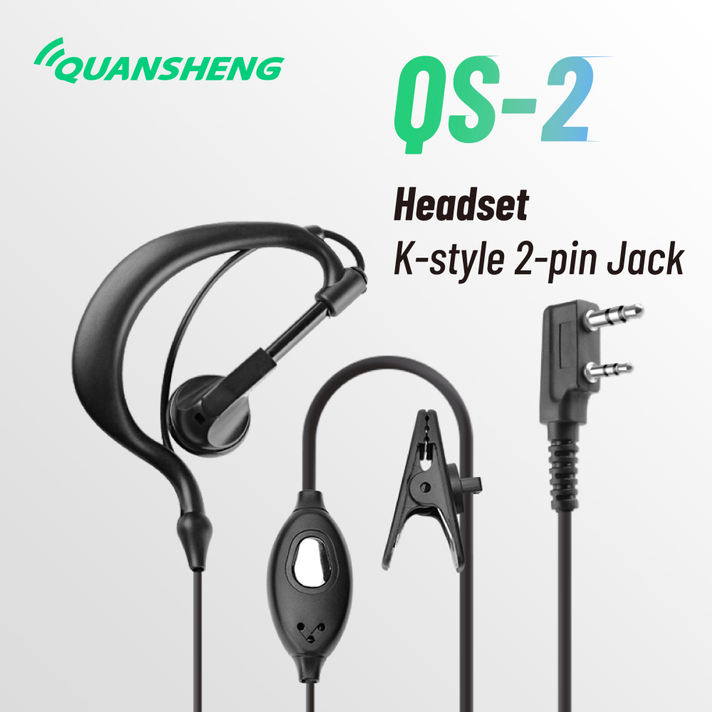 QS-2 Headset K-style 2-pin Jack