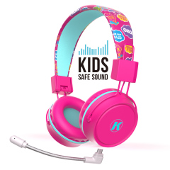 Kanen Detachable boom microphone wireless Bluetooth children's headset