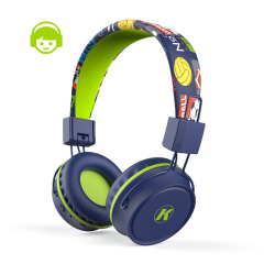 Kanen Detachable boom microphone wireless Bluetooth children's headset