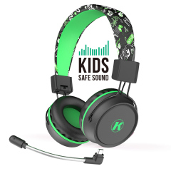 Kanen Detachable boom microphone wireless Bluetooth children's headset