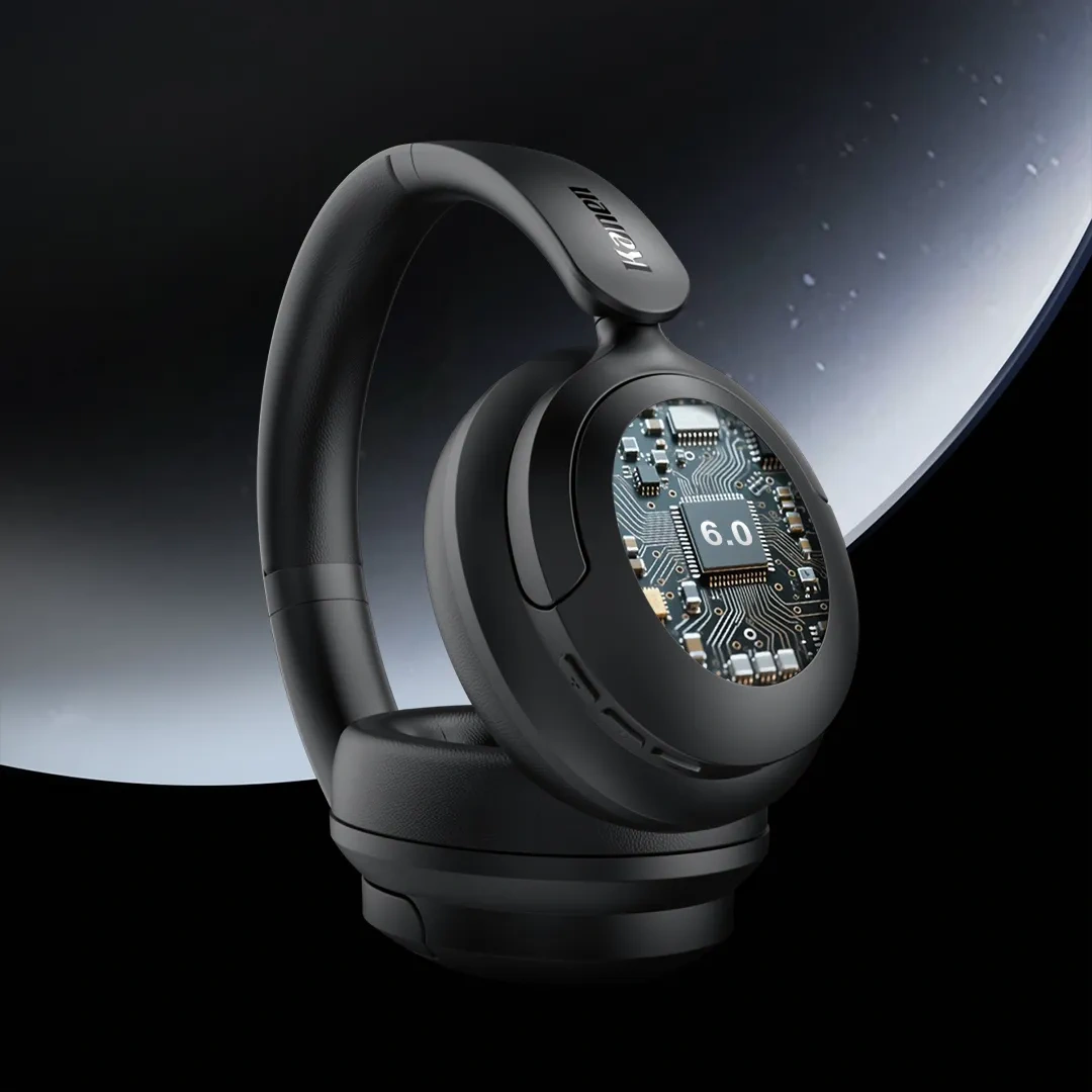 Kanen NC80A-S headphones featuring Bluetooth 6.0 for ultra-stable wireless connection and low-latency streaming
