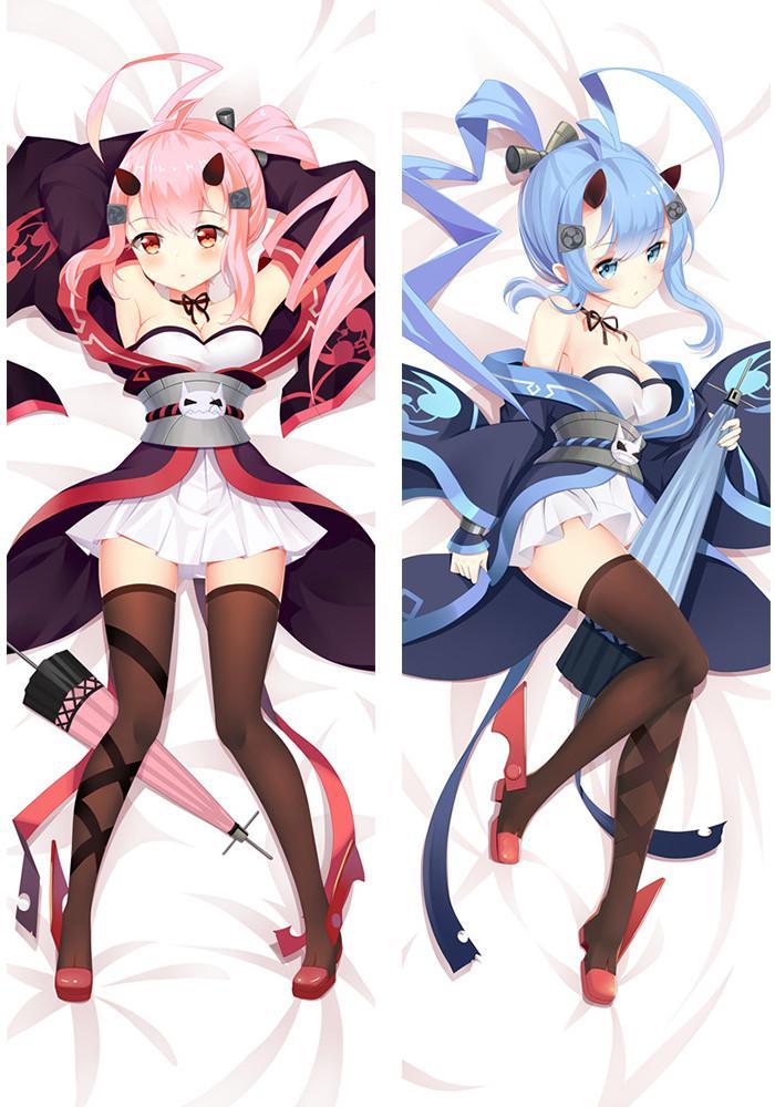Azur Lane Ikazuchi & Inazuma Dakimakura Girlfriend Body Pillow Case