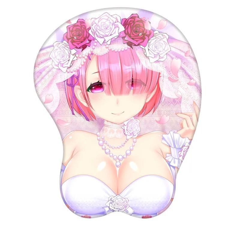 Re Zero Ram 3D Mouse Pad