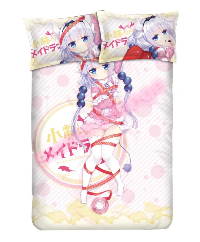 Miss Kobayashi's Dragon Maid Kanna Kamui 4pcs Anime Bedding Sets