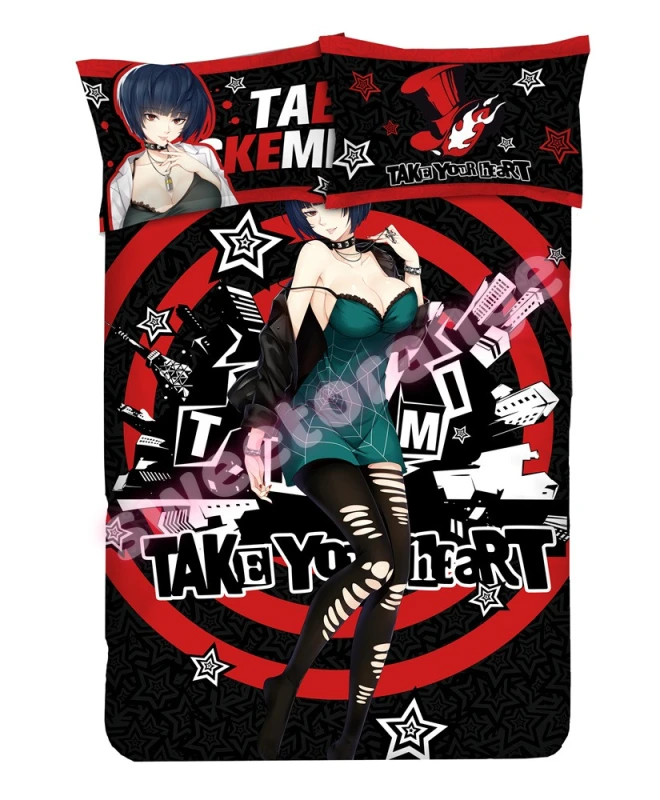 Persona 5 Tae Takemi 4pcs Anime Bedding Set