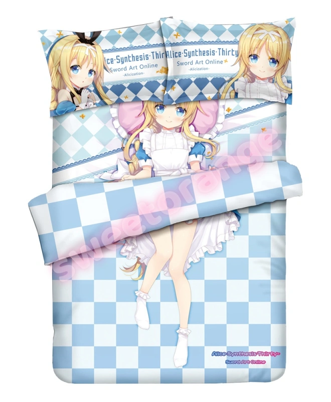 Sword Art Online Alice Zuberg 4pcs Anime Bedding Set