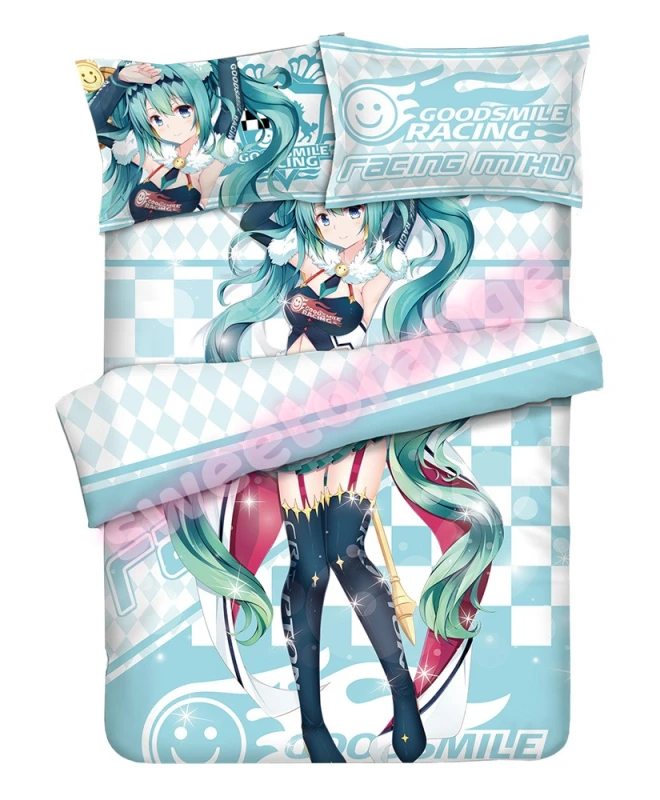 Vocaloid Hatsune Miku 4pcs Anime Bedding Set
