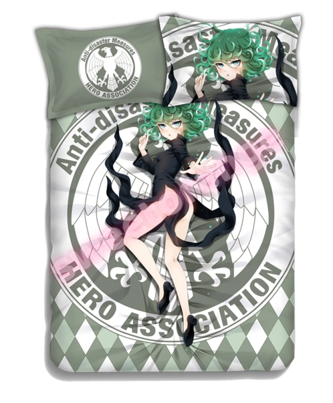 One Punch Man Tatsumaki 4pcs Anime Bedding Set