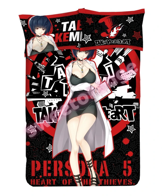 Persona 5 Tae Takemi 4pcs Anime Bedding Set