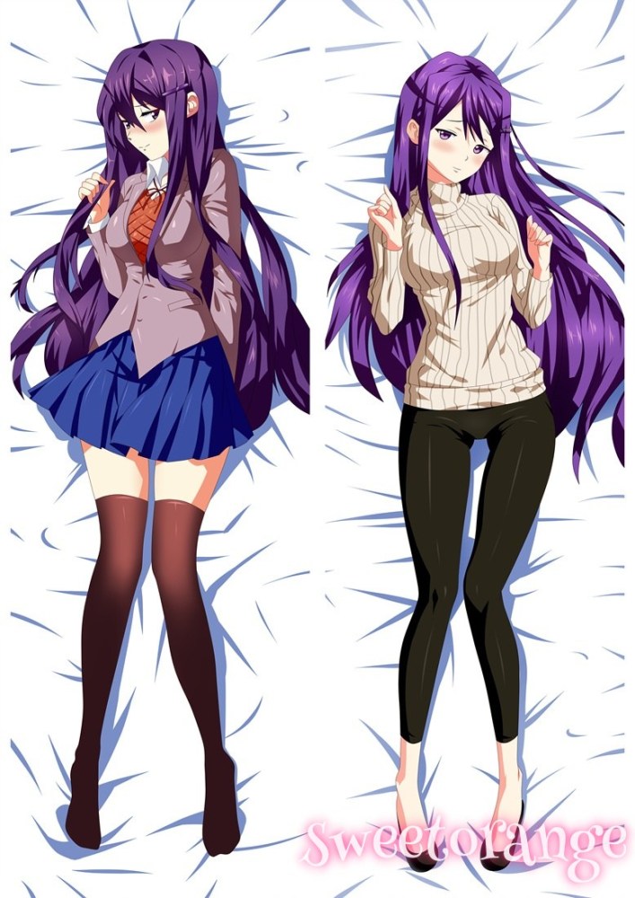 Doki Doki Literature Club!(DDLC) Yuri Body Pillow Case