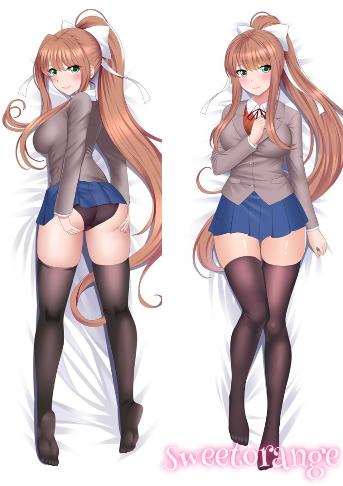 Doki Doki Literature Club!(DDLC) Monika Body Pillow Case