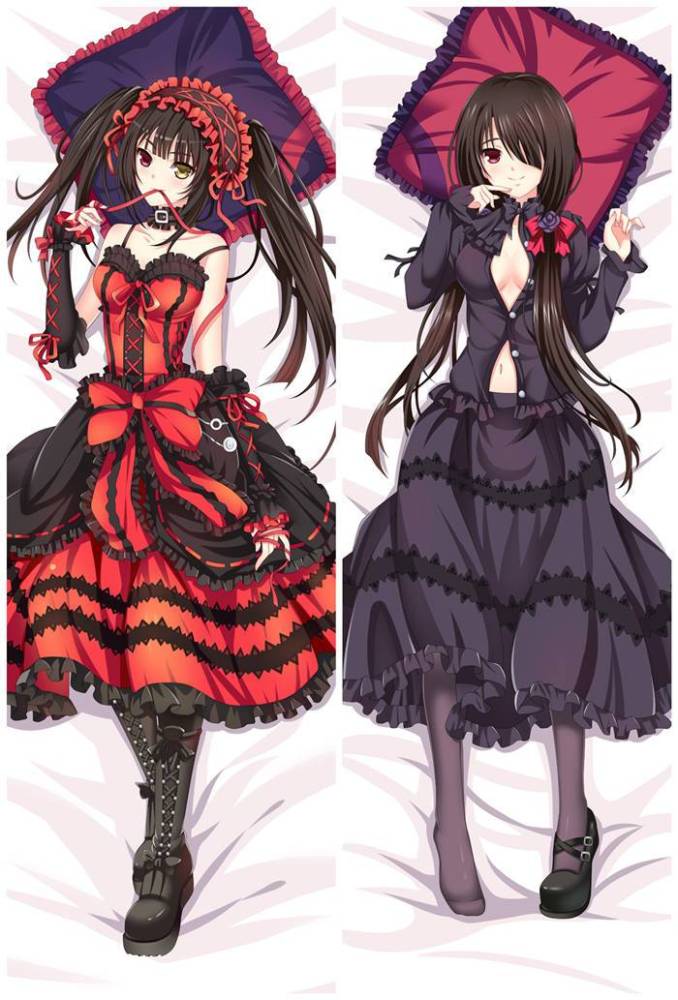 Tokisaki Kurumi Anime Girl Body Pillow Case