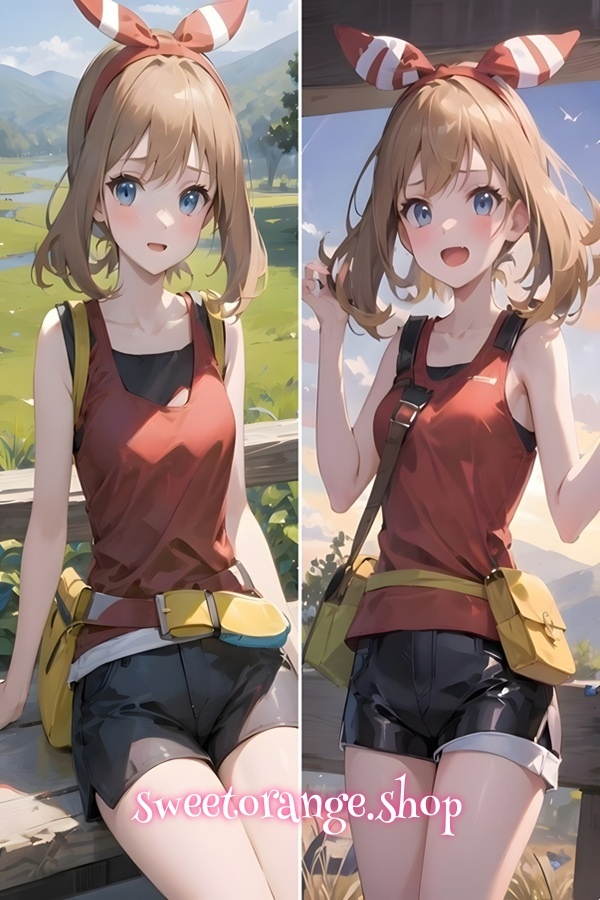 Pokemon.May Body Pillow Case