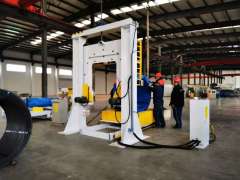 JL Horizontal Steel Strand Wire Wrapping Machine Steel Strand Wire Packing Machine