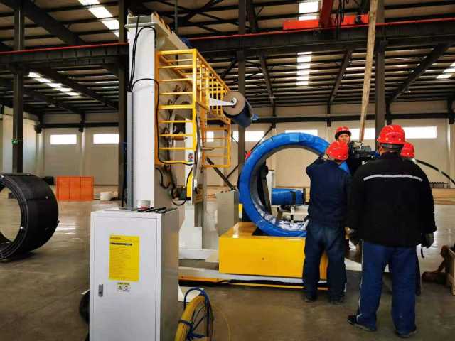 High Speed PC Steel Strand Prestressed Concrete Wire Strand Packing Machine Carton/Box Stretch Film Wrapping Machine