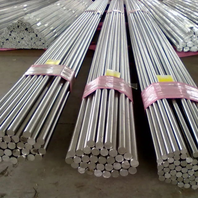 Polished Alloy Solid Round Bar