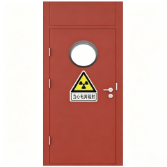 Radiation-proof single-opening lead door