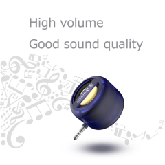 Mini Portable Speaker, 3W Mobile Phone Speaker Line-in Speaker with Clear Bass 3.5mm AUX Audio Interface