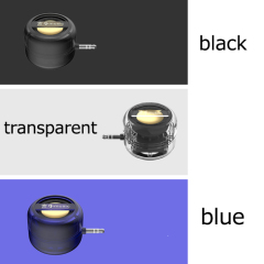 Mini Portable Speaker, 3W Mobile Phone Speaker Line-in Speaker with Clear Bass 3.5mm AUX Audio Interface