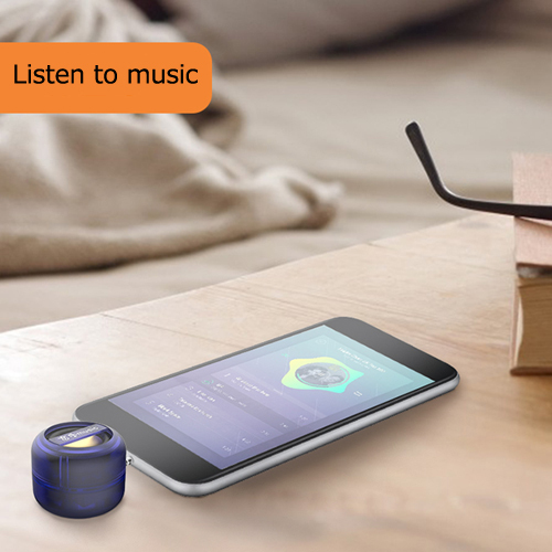 Mini Portable Speaker, 3W Mobile Phone Speaker Line-in Speaker with Clear Bass 3.5mm AUX Audio Interface