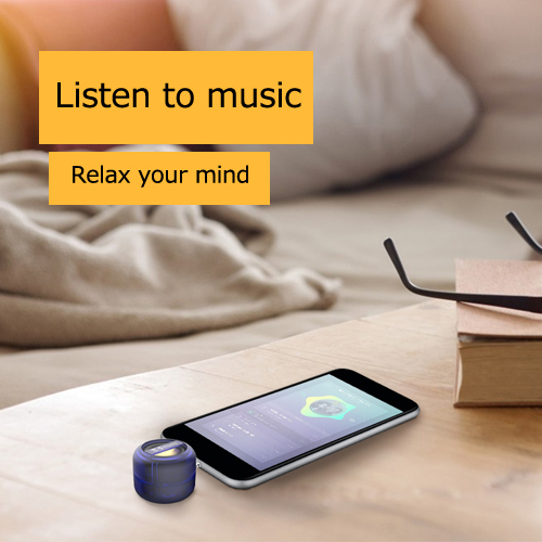 Mini Portable Speaker, 3W Mobile Phone Speaker Line-in Speaker with Clear Bass 3.5mm AUX Audio Interface