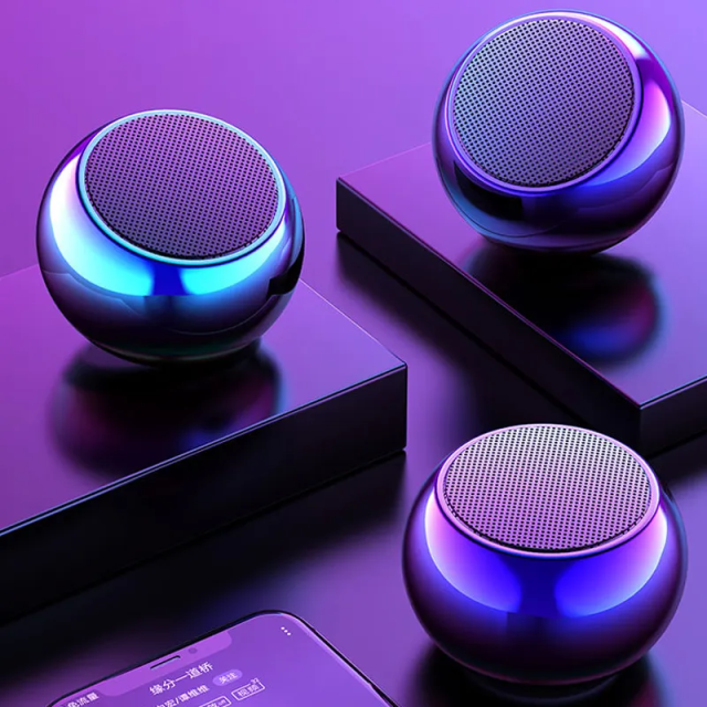 Metal mini Bluetooth speakers sports outdoor portable sound box Super mini wireless speaker music player