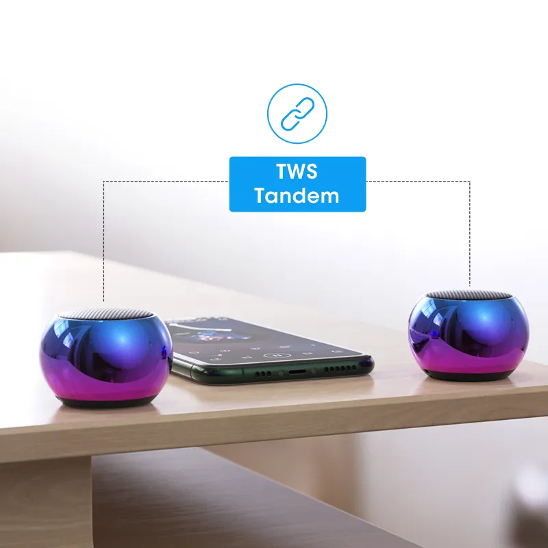Metal mini Bluetooth speakers sports outdoor portable sound box Super mini wireless speaker music player