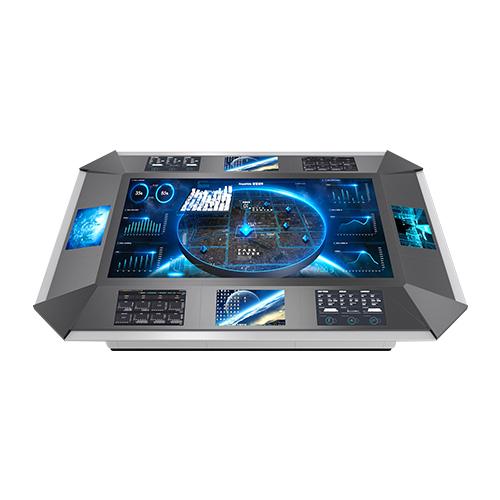 Interactive multi-intelligent touch screen conference room electronic sand table console