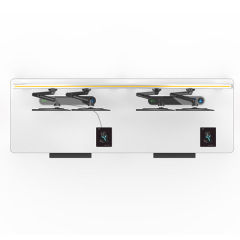 Height adjustable command center control room console
