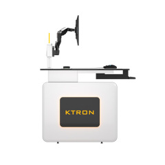 Height adjustable command center control room console