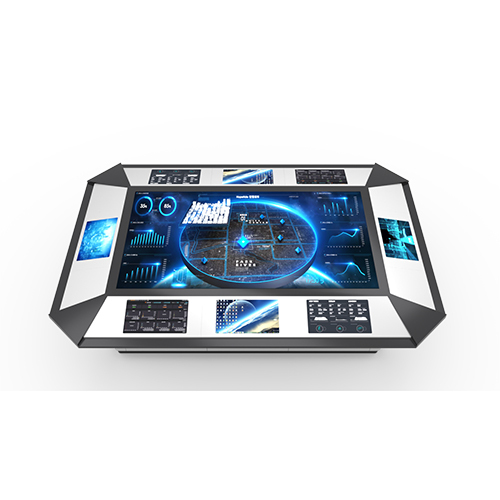 Interactive multi-intelligent touch screen conference room electronic sand table console