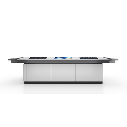 Interactive multi-intelligent touch screen conference room electronic sand table console