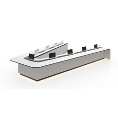 V-Shaped Meeting Room Table