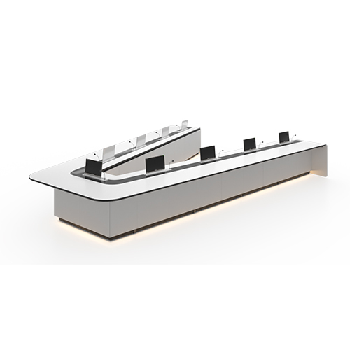 V-Shaped Meeting Room Table