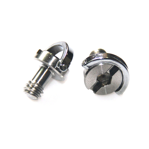 CAMVATE D Shaft D-Ring Screw 1/4-Inch Camera Tripod Qr Stainless Steel -2 Pack