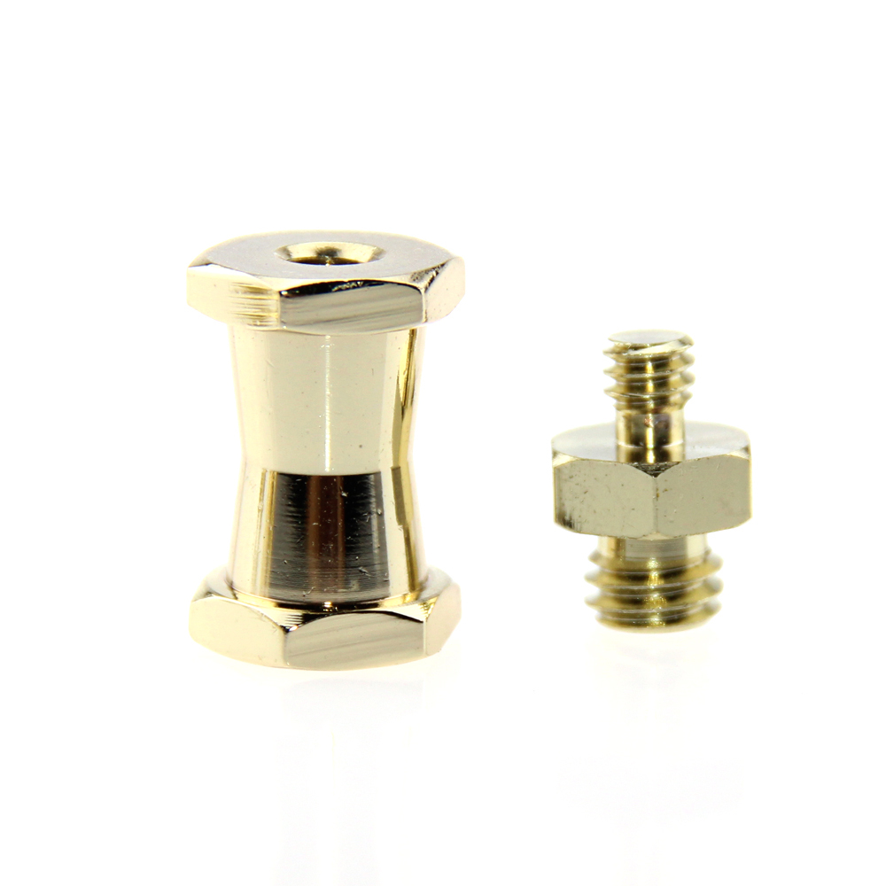CAMVATE 1/4" & 3/8" Tripod Screw to Light Umbrella Holder Adapter for Camera Camcorder