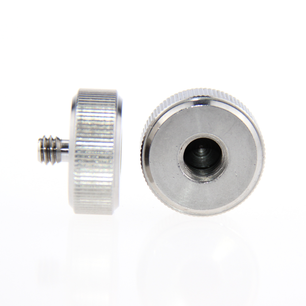 CAMVATE 2x Tripod Thread Adapter 1/4" Male to 3/8" Female for DSLR Tripod Monopod Head